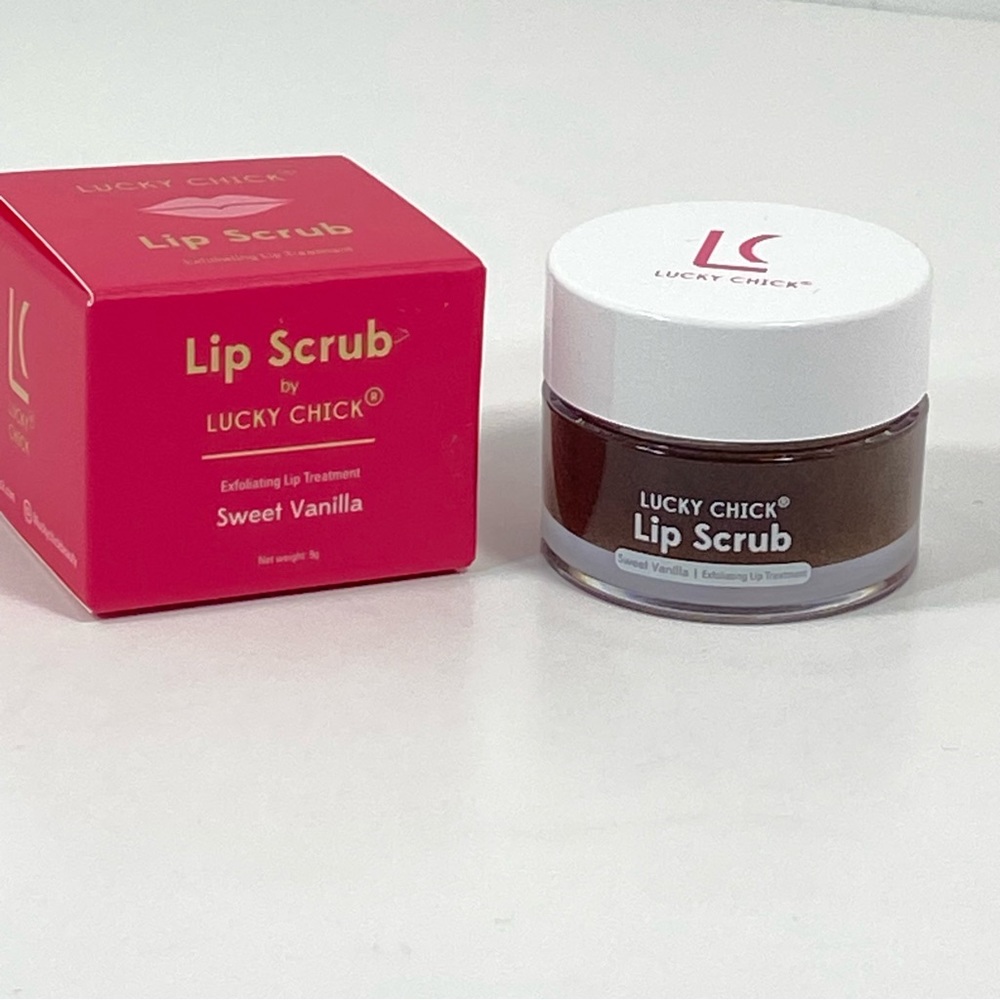 Lucky Chick Lip Scrub Sweet Vanilla 9 g Exfoliating Lip Treatment Lips Skin New.